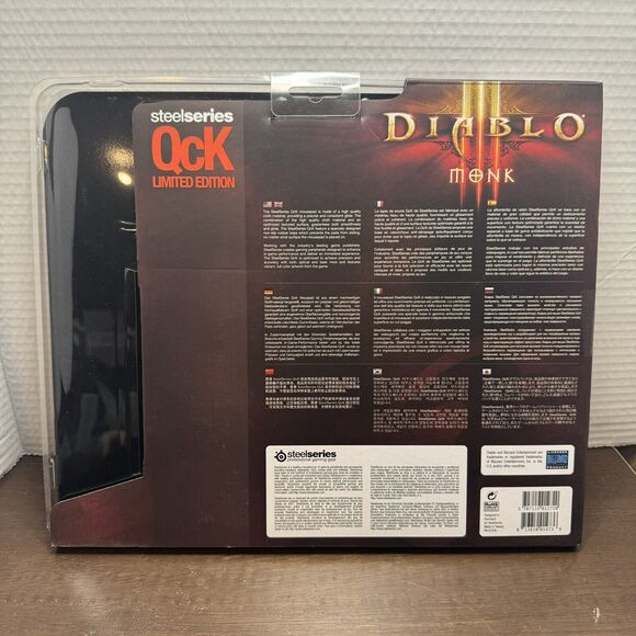 SteelSeries QcK Diablo III Monk Edition Gaming Mouse Pad - NEW Official Blizzard - Picture 2 of 2